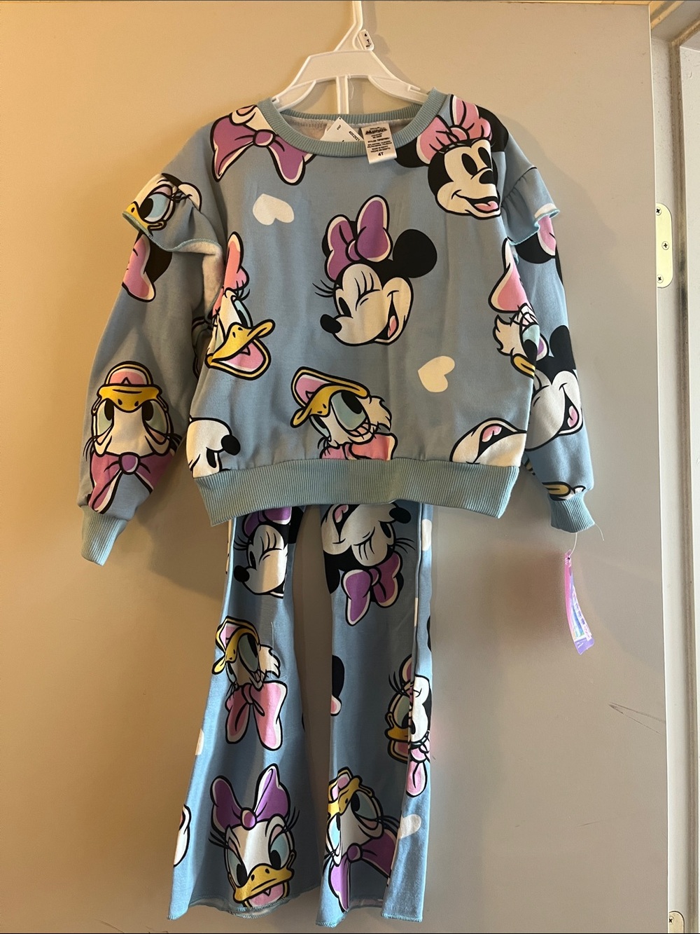 Disney Light Blue Minnie & Daisy Printed  Set